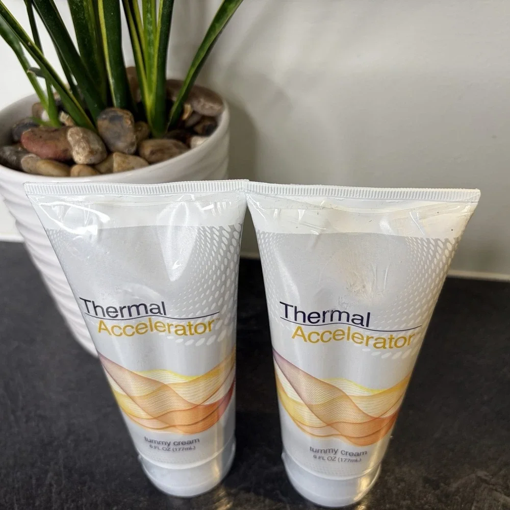 Thermal Accelerator Tummy Cream Skin Firming 6 oz SEALED Lot of 2